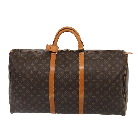 LOUIS VUITTON Monogram Keepall 60 Boston Bag M41422 LV Auth yk14157 - Picture 13 of 16